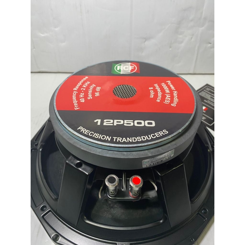 KOMPONEN 12 INCH RCF 12P500 ITALY RCF 12P500 SUBLOW 1000 WATT VOICE COIL 3 INCH ORIGINAL RCF