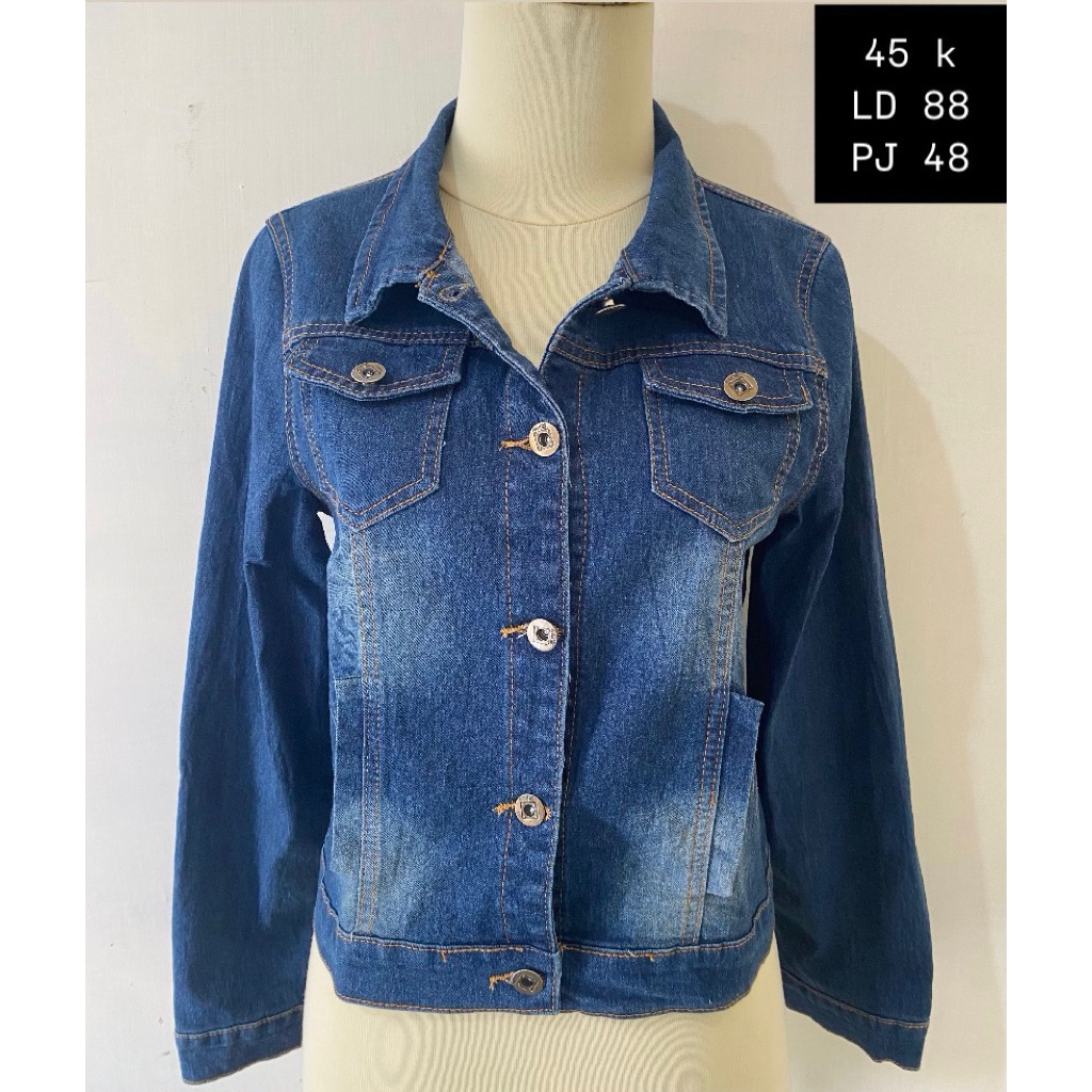 PRELOVED JACKET JEANS WANITA