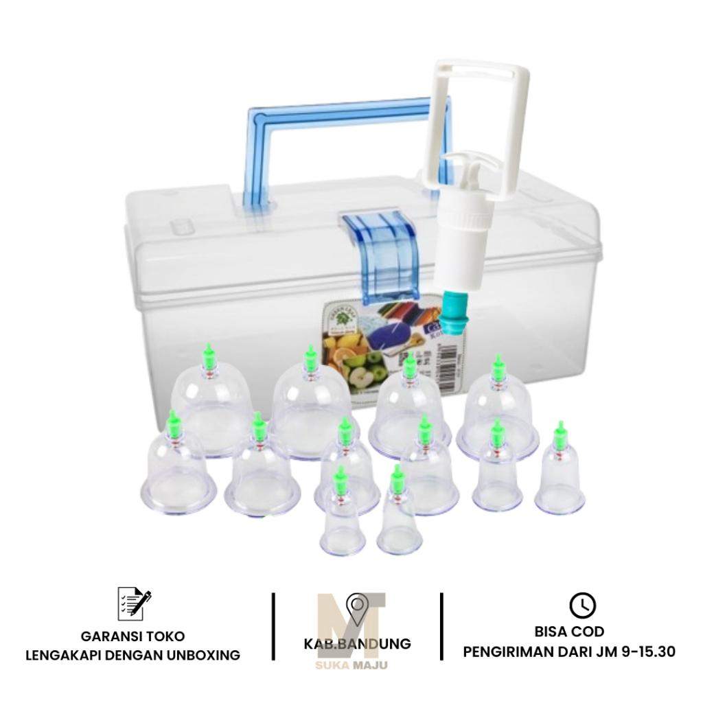 ALAT BEKAM 12 CUP KEMASAN BOX PVC