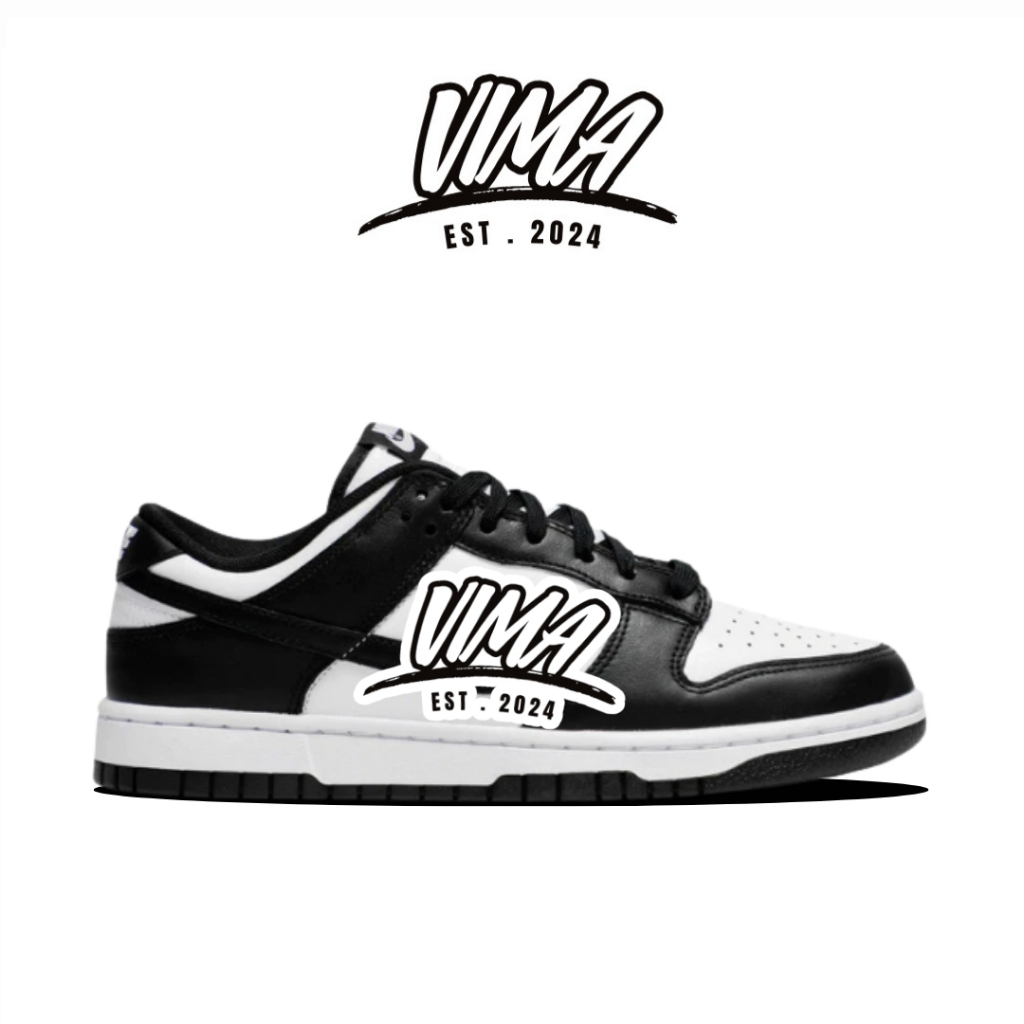 Sepatu SB Dunk Low Black White