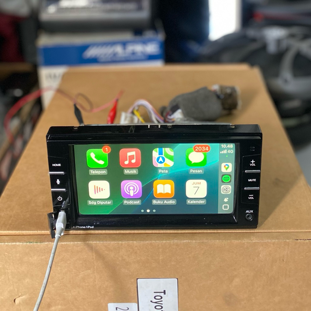 head unit nissan livina 2020 apple carplay dan android auto brand clarion