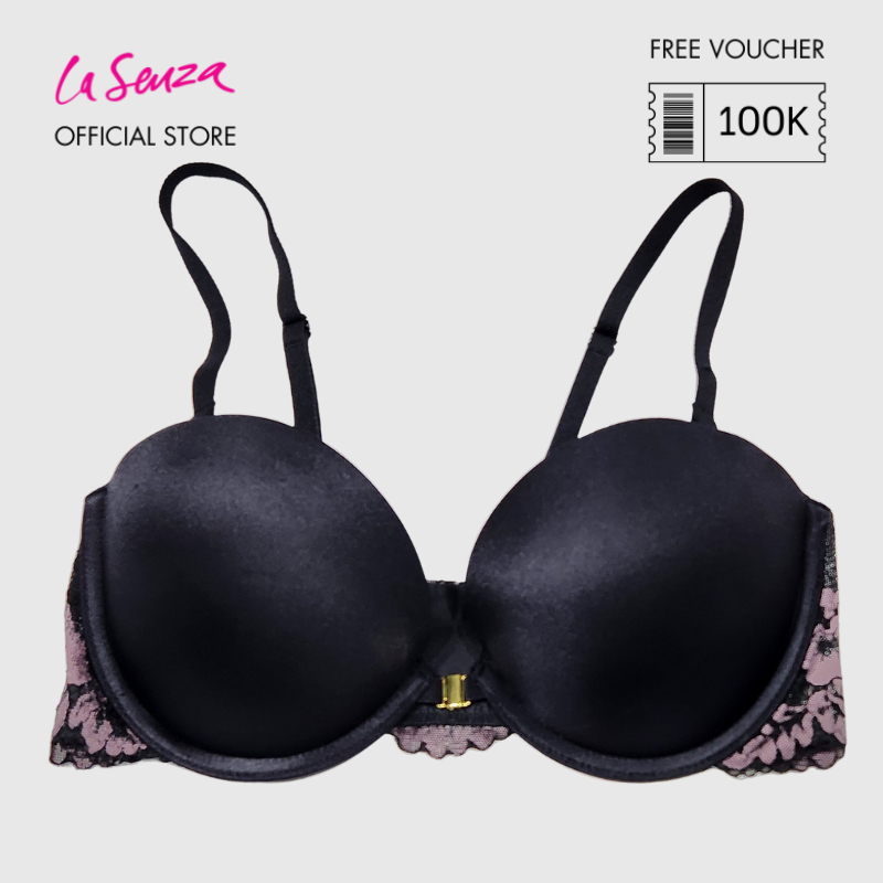 La Senza Strapless Push Up Bra Warna Smoulder Black 11169524-03YZ