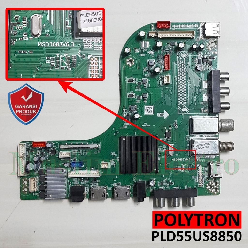 Mainboard LED TV Polytron PLD55US8850 55US8850