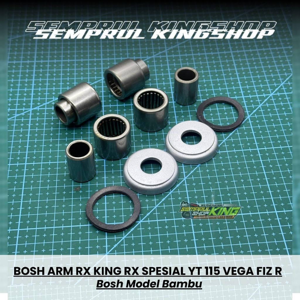 Bosh Swing Arm Bearing Rx king Rxz Rxk Yt115 FizR Jupiter Vega Model Bearing Bambu Fullset Ring Sil 