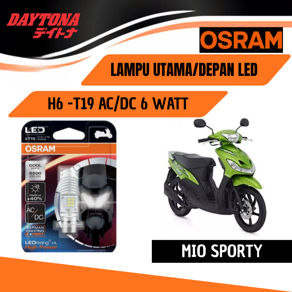 Lampu Depan Led Osram Mio Sporty Original H6-T19