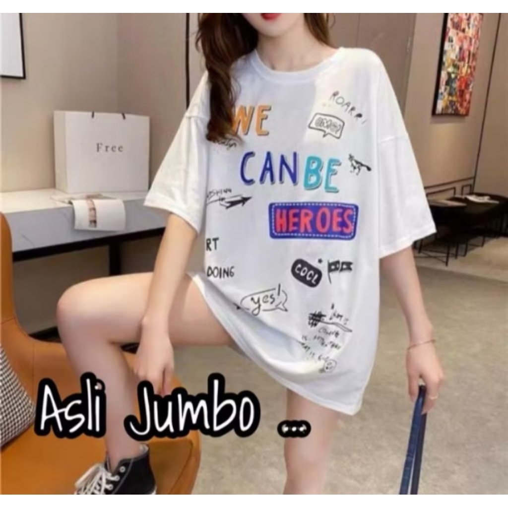 Kaos jumbo rijek kotor