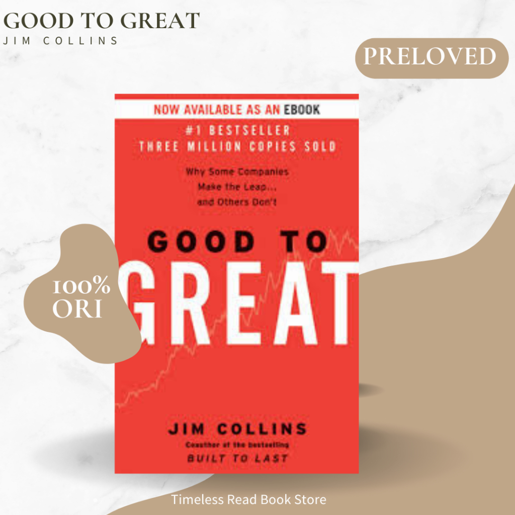 Jual Buku Good to Great Karya Jim Collins Preloved Original Hard Cover