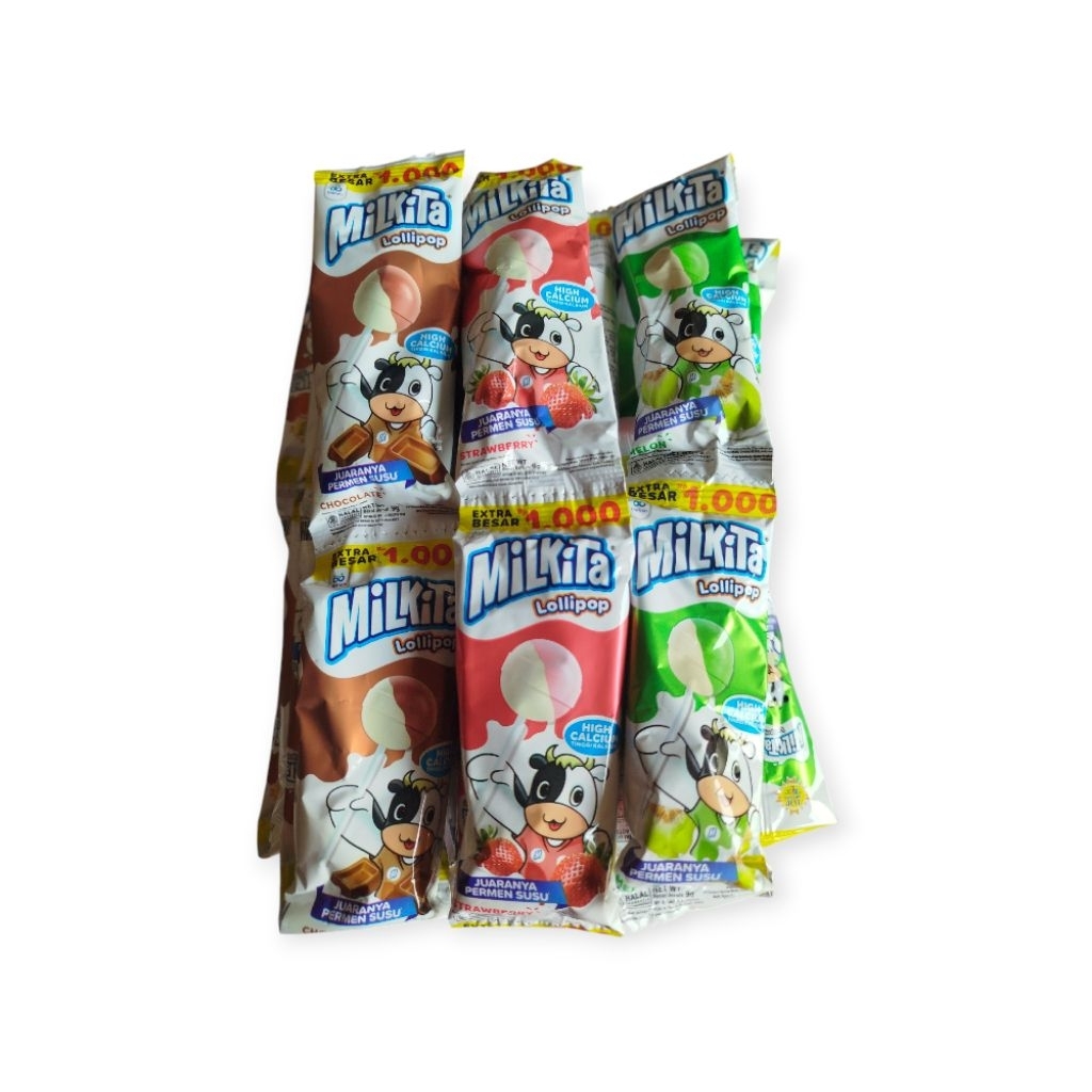 milkita lolipop permen susu renceng (10pcs)