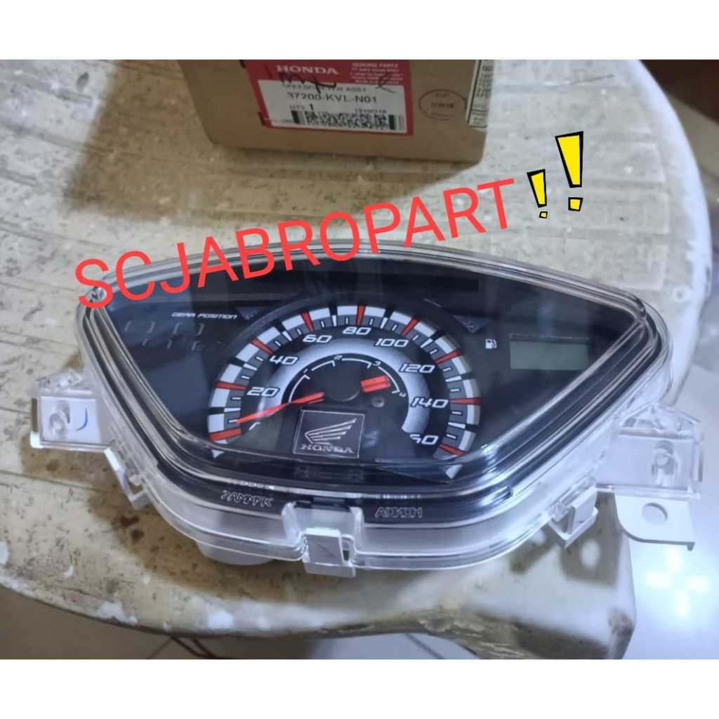 37200 KVL N01....SPEEDOMETER ASSY HONDA Supra X 125 (2007 - 2014)...ORI AHM