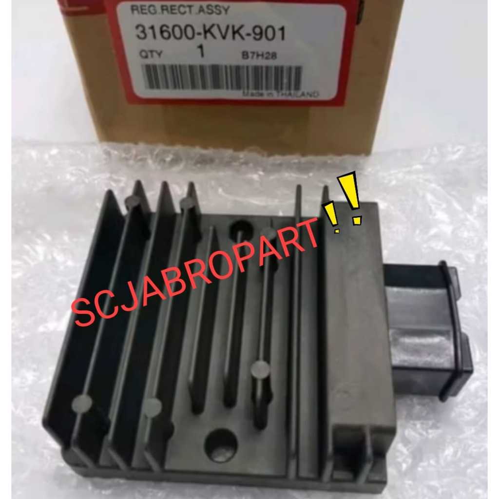 31600 KVK 901...REG.RECT.ASSY HONDA CBR150R CBU THAILAND ...ORI AHM THAILAND