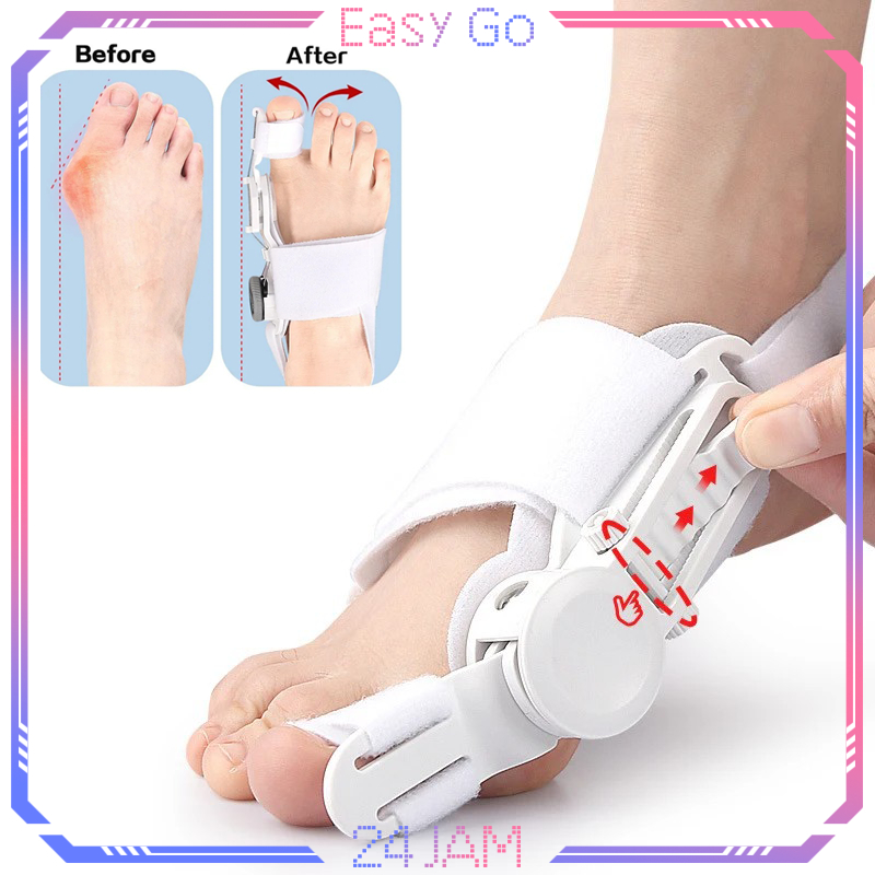 Corrector Jempol Kaki Adjustable Bunion Toe Corrector Pelurus Jempol Kaki Bengkok Alat Pelurus Jempo