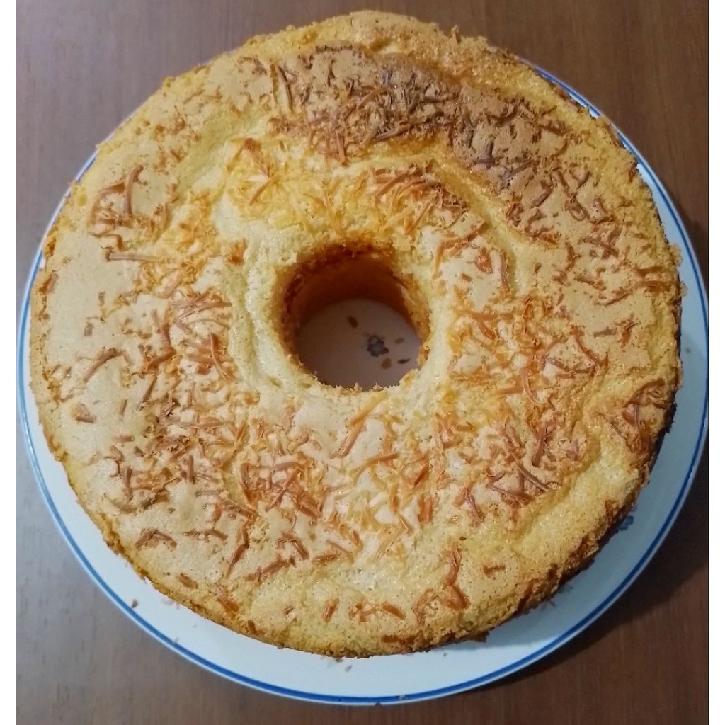 CHIFFON CHEESE CAKE KUE BOLU KEJU CHIFFON KEJU KUE CHIFFON KEJU BOLU KEJU SUSU LEMBUT FLUFFY TRIPLE 