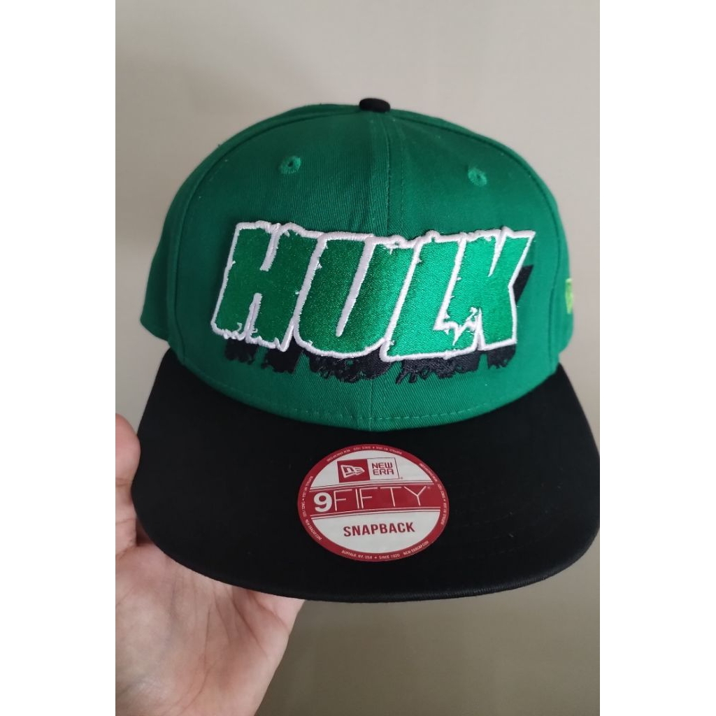 Topi New Era HULK rare original 100% like new