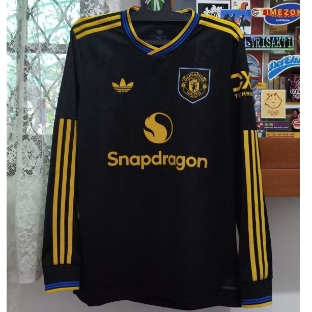 Jersey Manchester United FC Third 2025 Long Sleeve Size M Original 100% Second