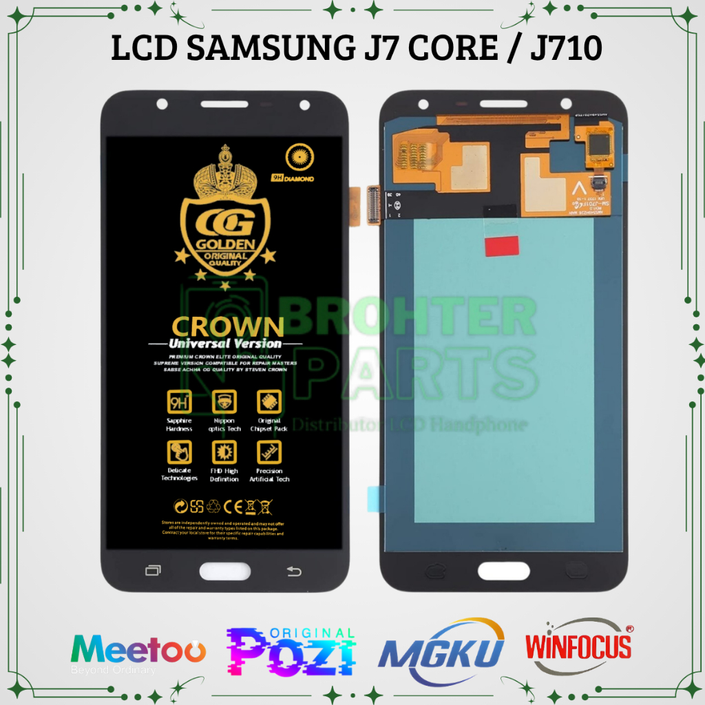 LCD SAMSUNG J7 CORE / (GALAXY J7 CORE / J7 NXT) / J710 TOUCHSCREEN FULLSET COMPLETE ORIGINAL