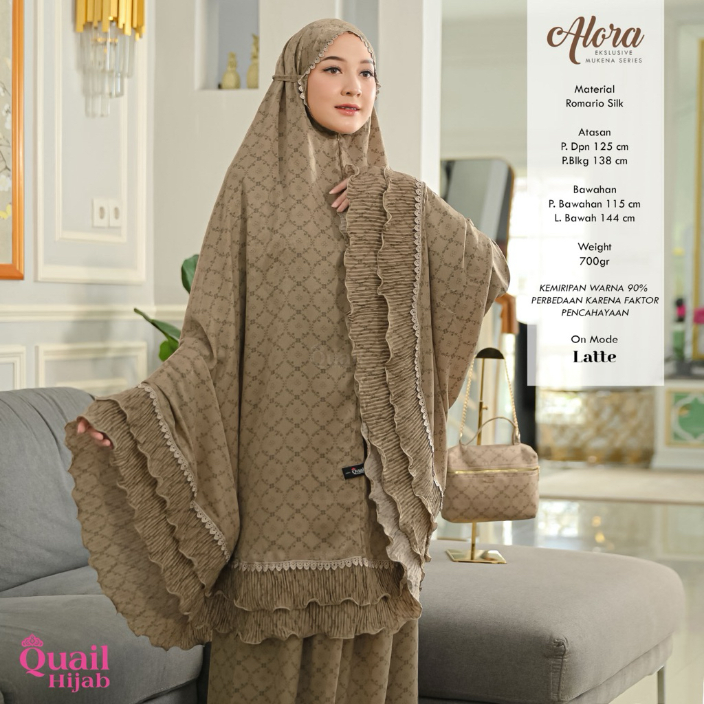Quail Hijab - ALORA EXCLUSIVE MUKENA ORI QUAIL
