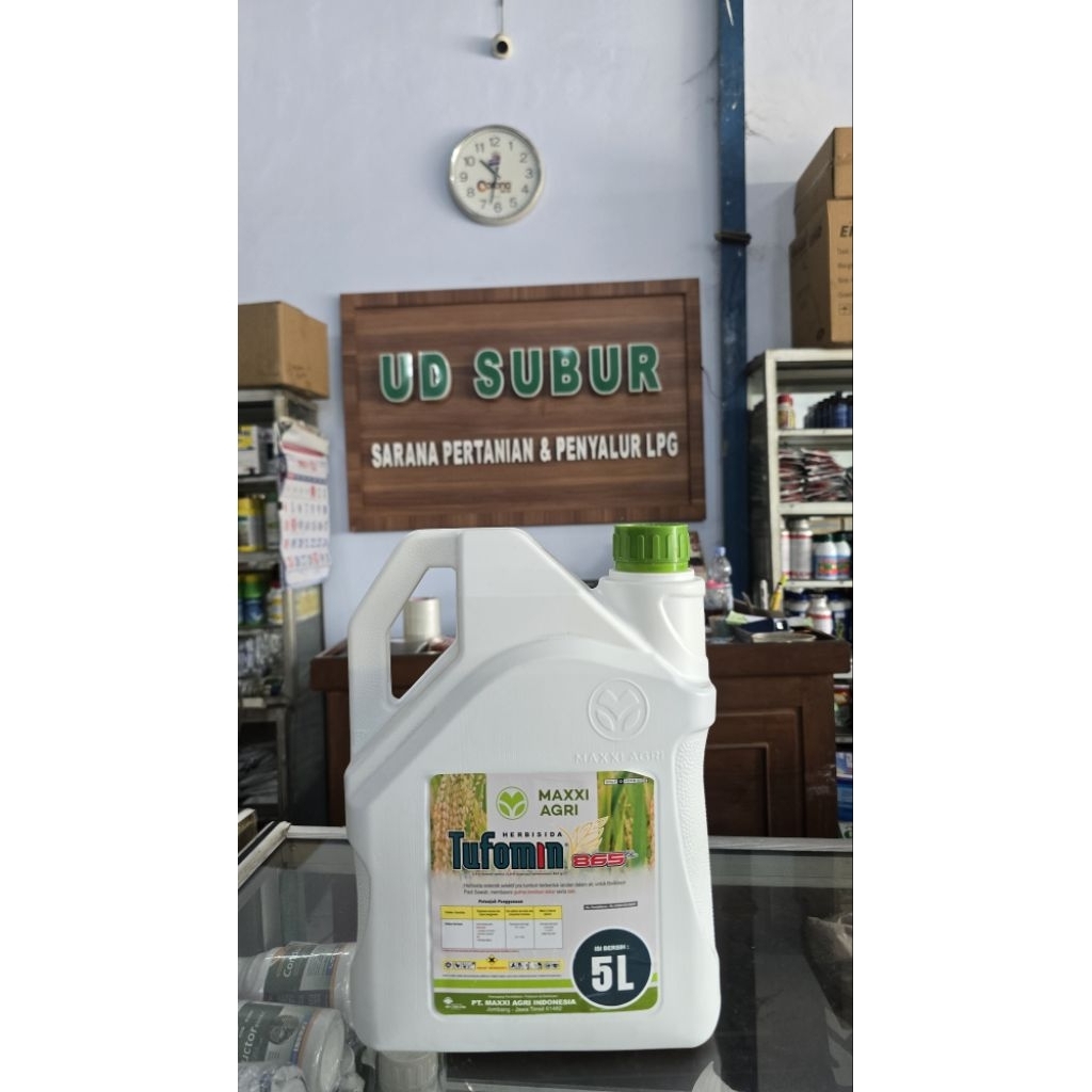 HERBISIDA TUFOMIN 865SL Berat bersih: 5Liter