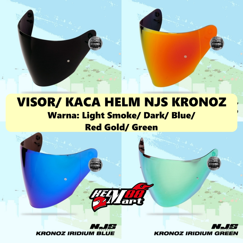 Visor NJS KRONOZ Half Face - Kaca Helm NJS Kronoz Visor Kronoz ORIGINAL