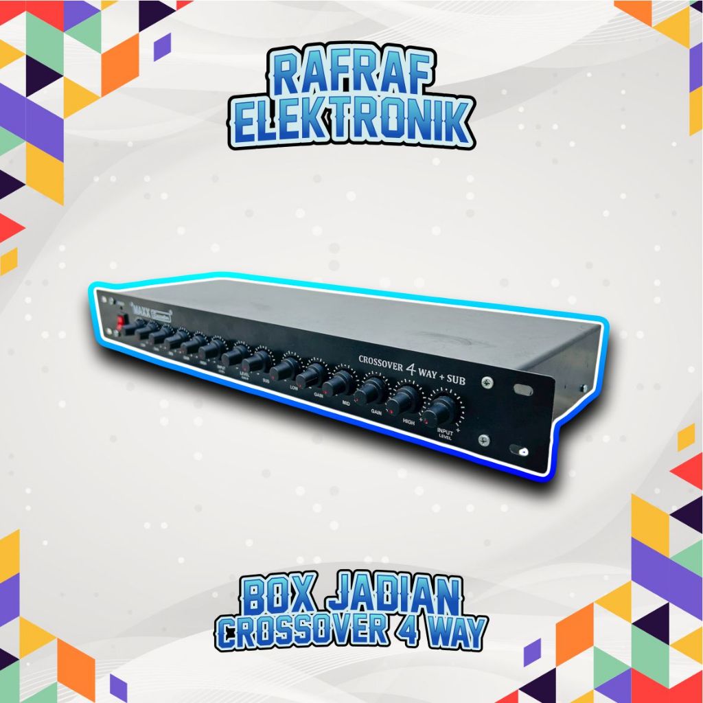 Power Amplifier RAKITAN Crossover 3/4 Way + Sub