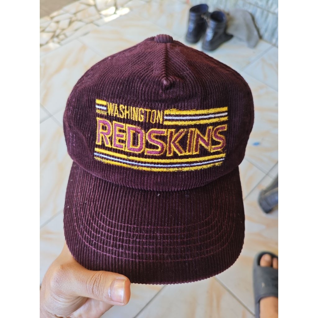 TOPI CORDUROY WASHINGTON REDSKINS