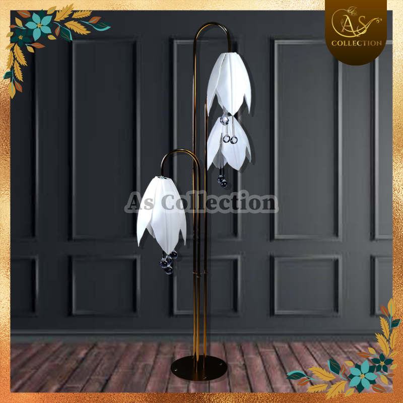 LAMPU STANDING TULIP X3/ LAMPU HIAS AESTHETIC/ LAMPU DEKORASI RUMAH/ LAMPU HIAS POJOK