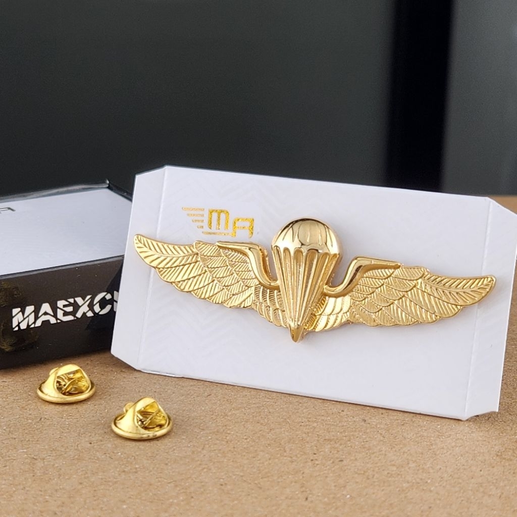 WING PARA TNI AD PDH Wing Para Wing Para TNI AD POLOS AKRILIK MIKA MERAH PIN PARA AD