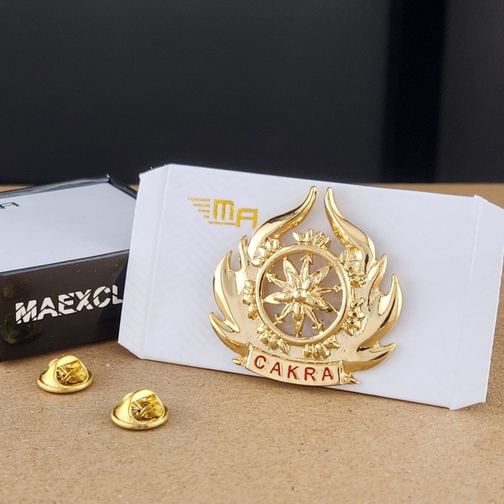 WING CAKRA TNI AD PDH BREVET BRIVET PIN CAKRA