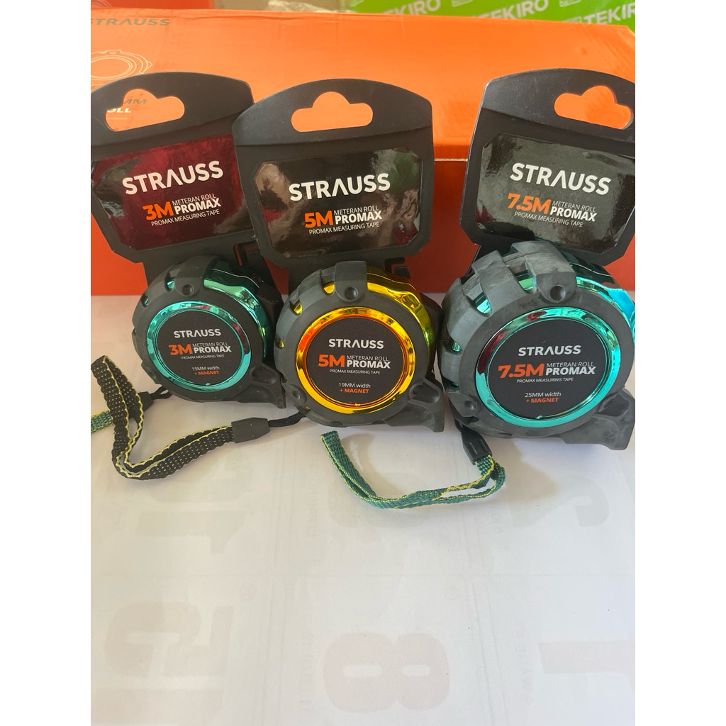 METERAN STRAUS PROMAX/METERAN KARET MAGNET 3M/5M/7.5M