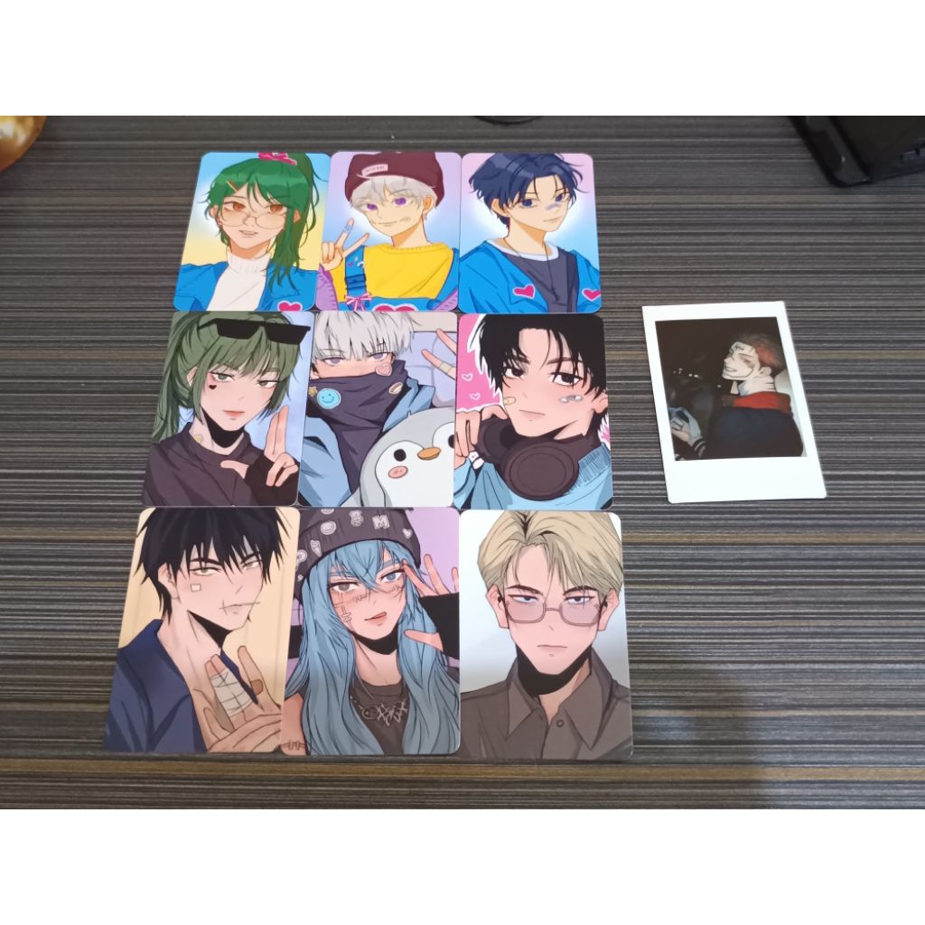 jjk photocard 6baji di_series sinran yuta maki toge nanami toji mahito sukuna