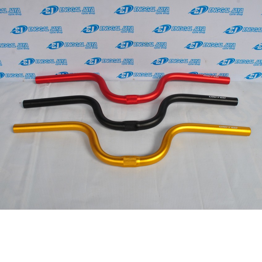 Handlebar Sepeda Lipat United Midrise 25.4 Alloy Warna - Stang Sepeda Lipat Seli Minion Minivelo