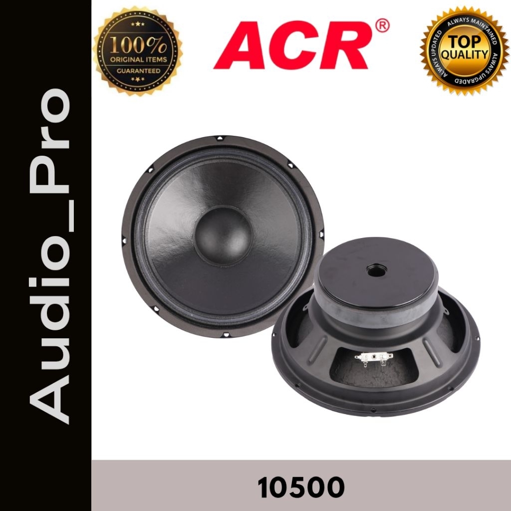Speaker Komponen ACR 10inch 10500 ACR 10" I Transducers ACR BLACK SERIES ORIGINAL