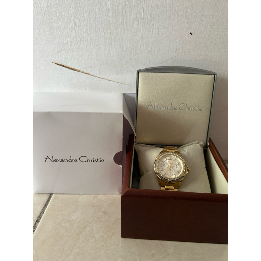 preloved jam tangan alexandre christy original / jam bekas / jam second AC