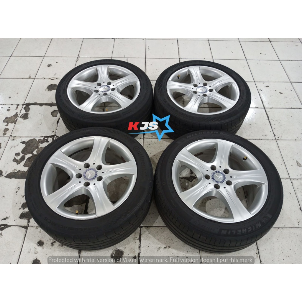 Ready Velg Copotan Mercy R17x8,5 H5x112 et48 + Ban 245 45 R17 Buat Mercy Audy Vw dll Harga Sudah 1 S