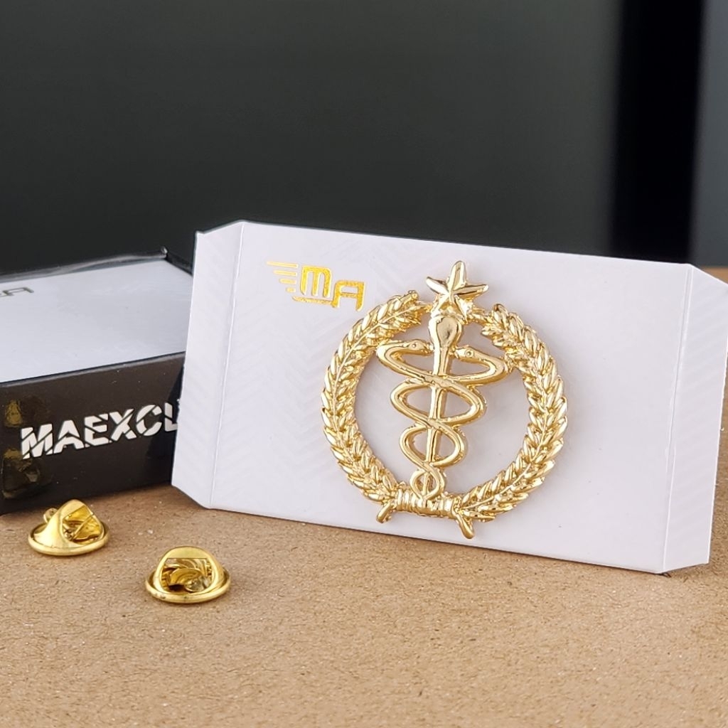 WING DOKTER MILITER BRIVET BREVET PIN DOKMIL