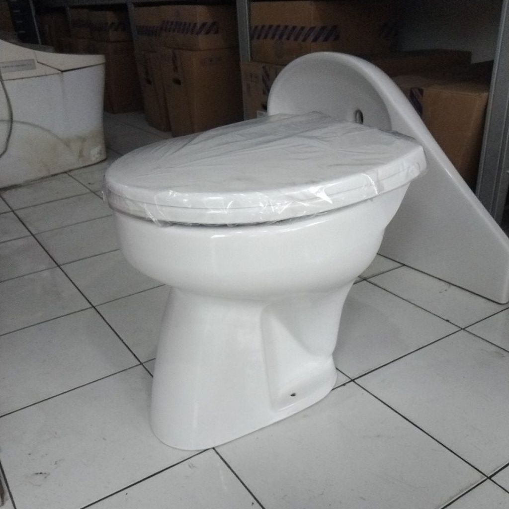 closet kloset klosed toilet duduk model manual siram tanpa tabung merk toto closet TOTO C51