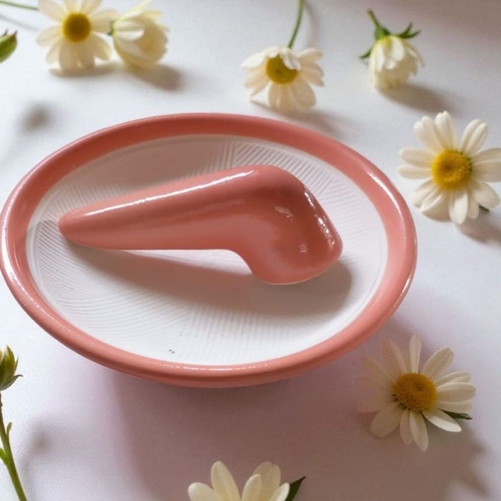 (Ready Langsung Kirim) Set Cobek Ulekan Keramik | Cobek Sultan Mewah Estetik Kekinian | Cobek Viral