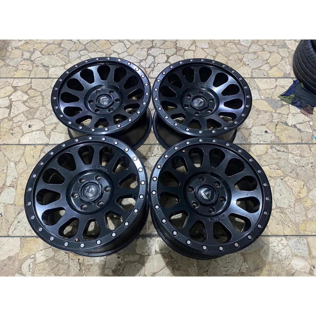 Velg Mobil Seken FUEL Ring 18 Baut 6x139 Cocok PAJERO FORTUNER TRITON PANTHER NEW DLL