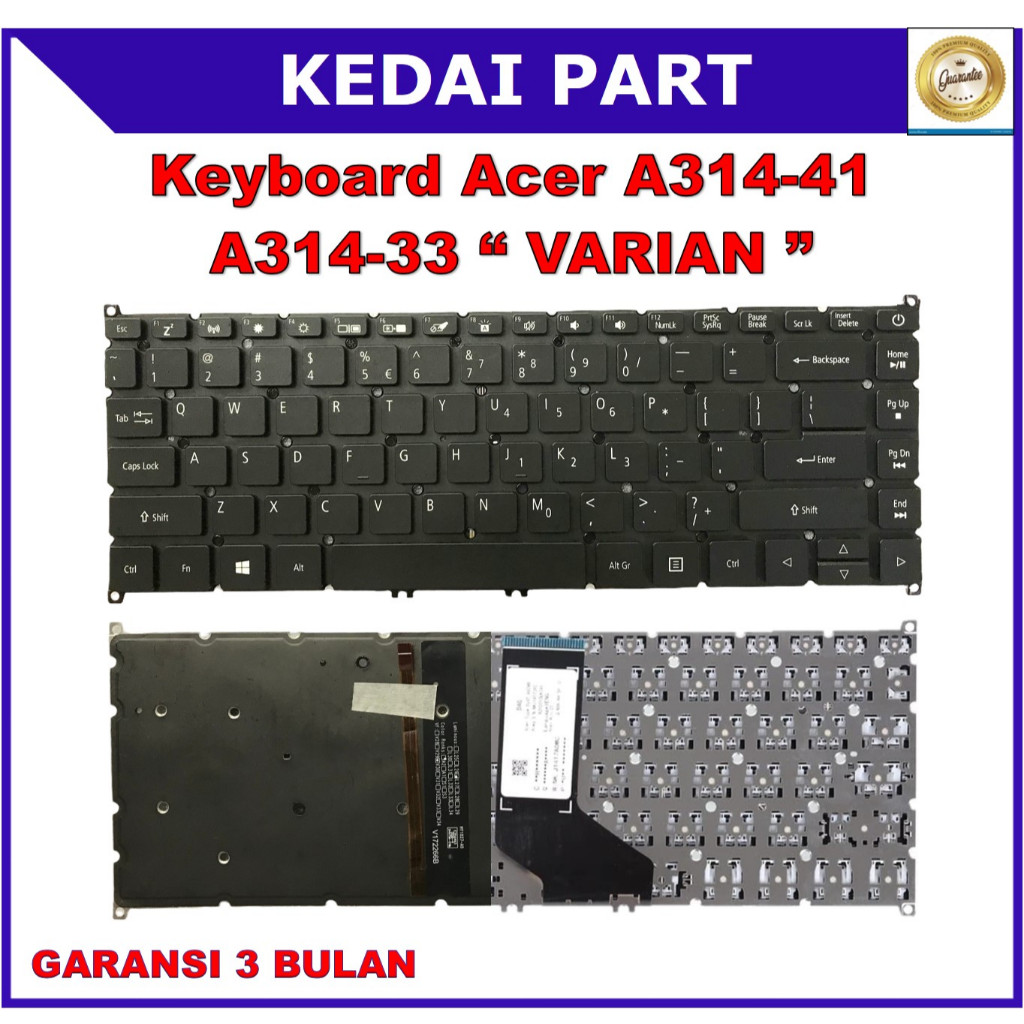 Keyboard Acer Aspire 3 A314-33 A314-31 A314-32