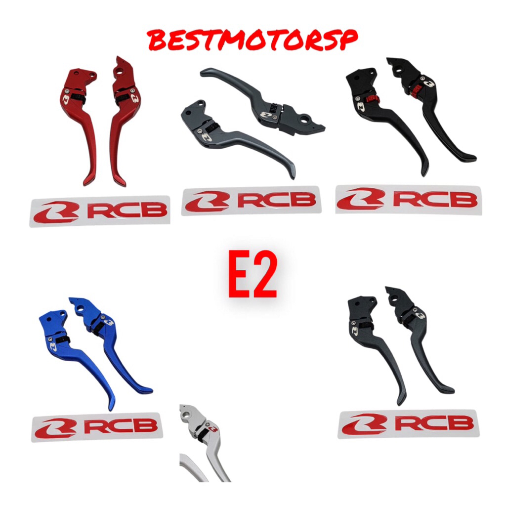 Handle Rem RCB E2 Nmax vario scoopy beat deluxe Sepasang handle kiri dan handle kanan Asli rcb origi