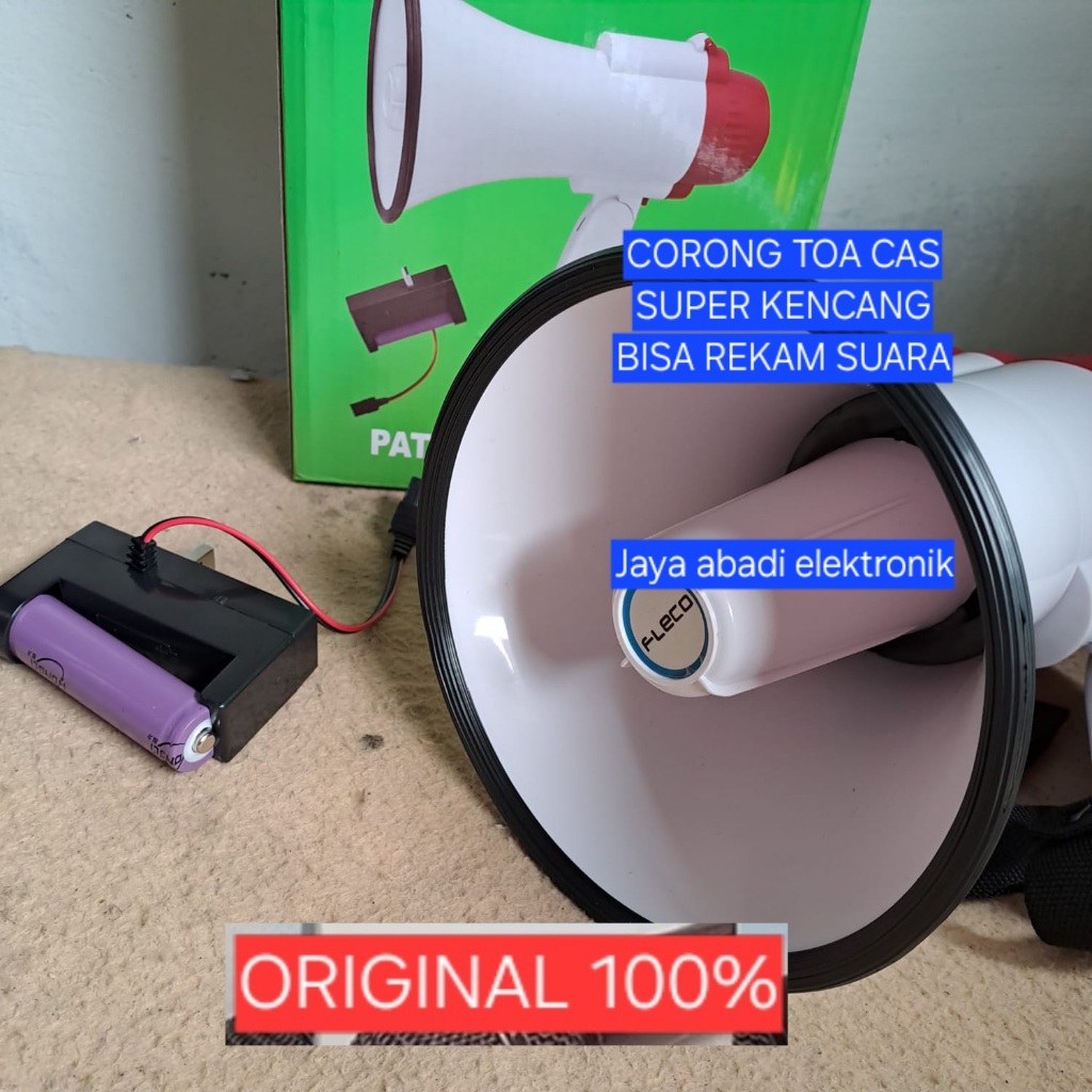 H64 MEGAPHONE CASAN ISI ULANG BATERAI BATERRY BATERE TOA CORONG Speaker Karaoke PENGERAS SUARA MIC M