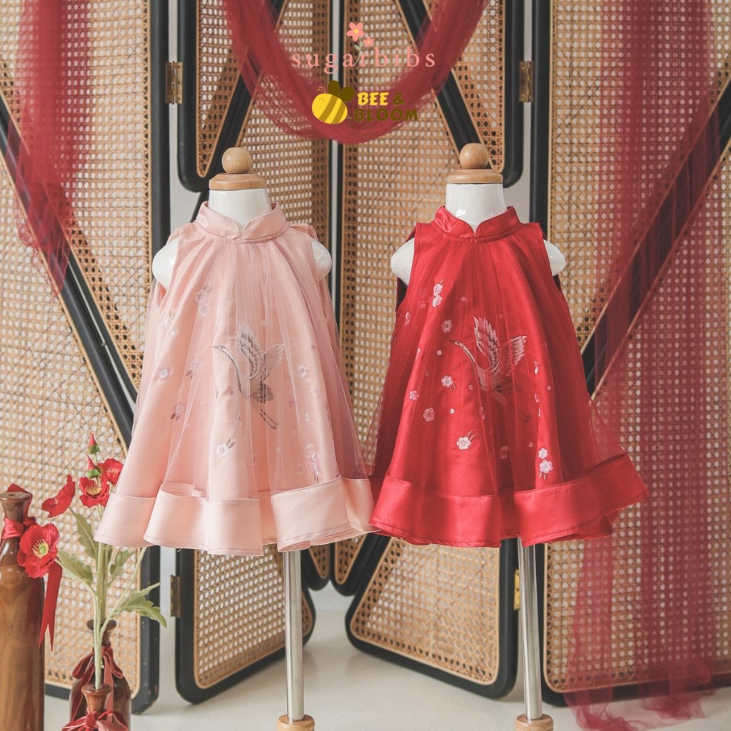 SugarBibs Fen Dress | Dress Anak Perempuan | Dress SugarBibs