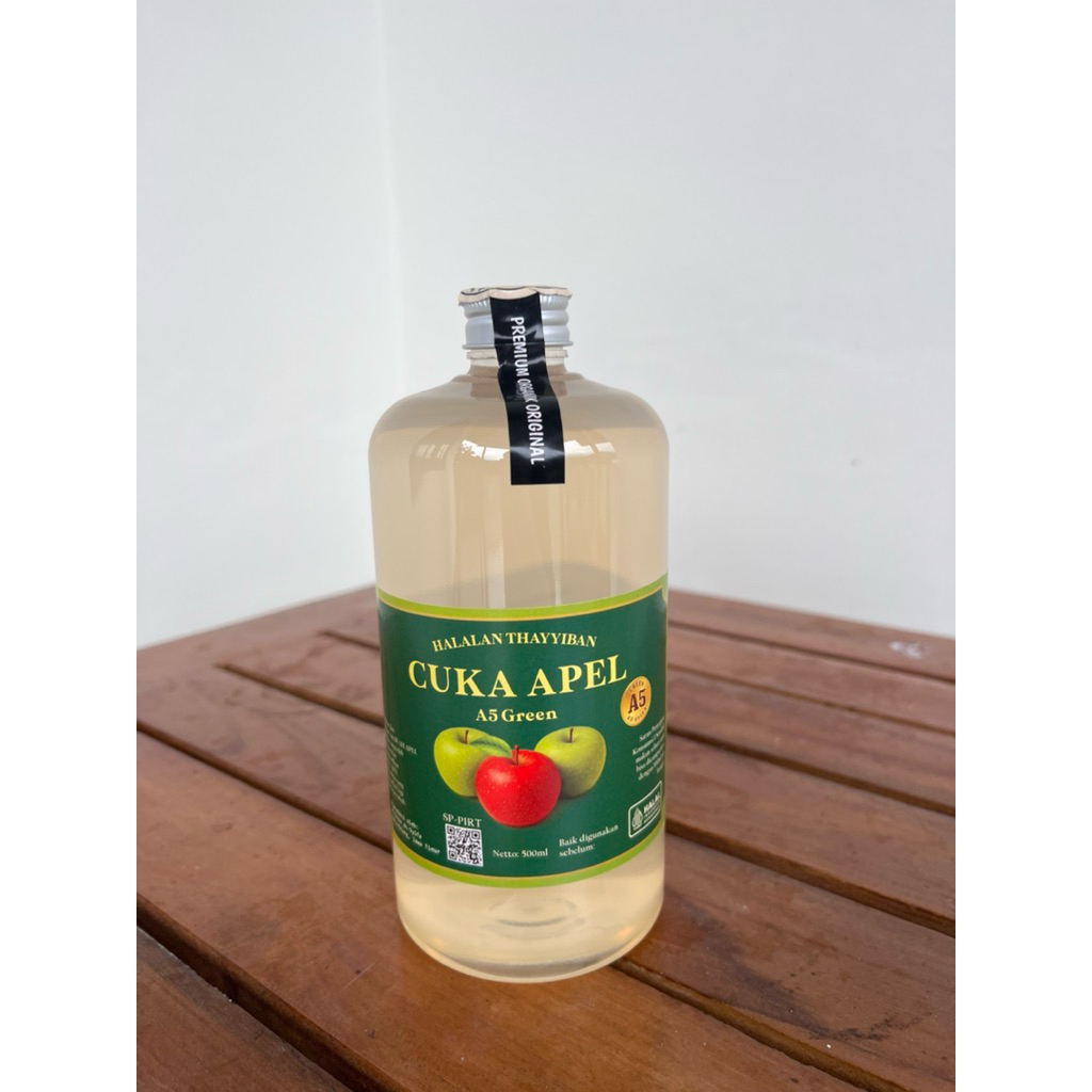 Cuka Apel a5green dari apel organik asli HALAL BPOM organik vinega vinegar