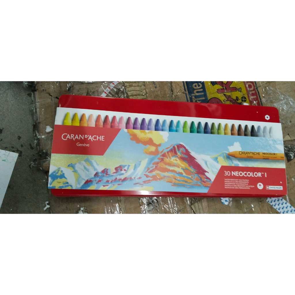 DIJUAL MURAH CARANDACHE NEO 1 NEW (Isi 30 warna) | CRAYON CARANDACHE AFKIR