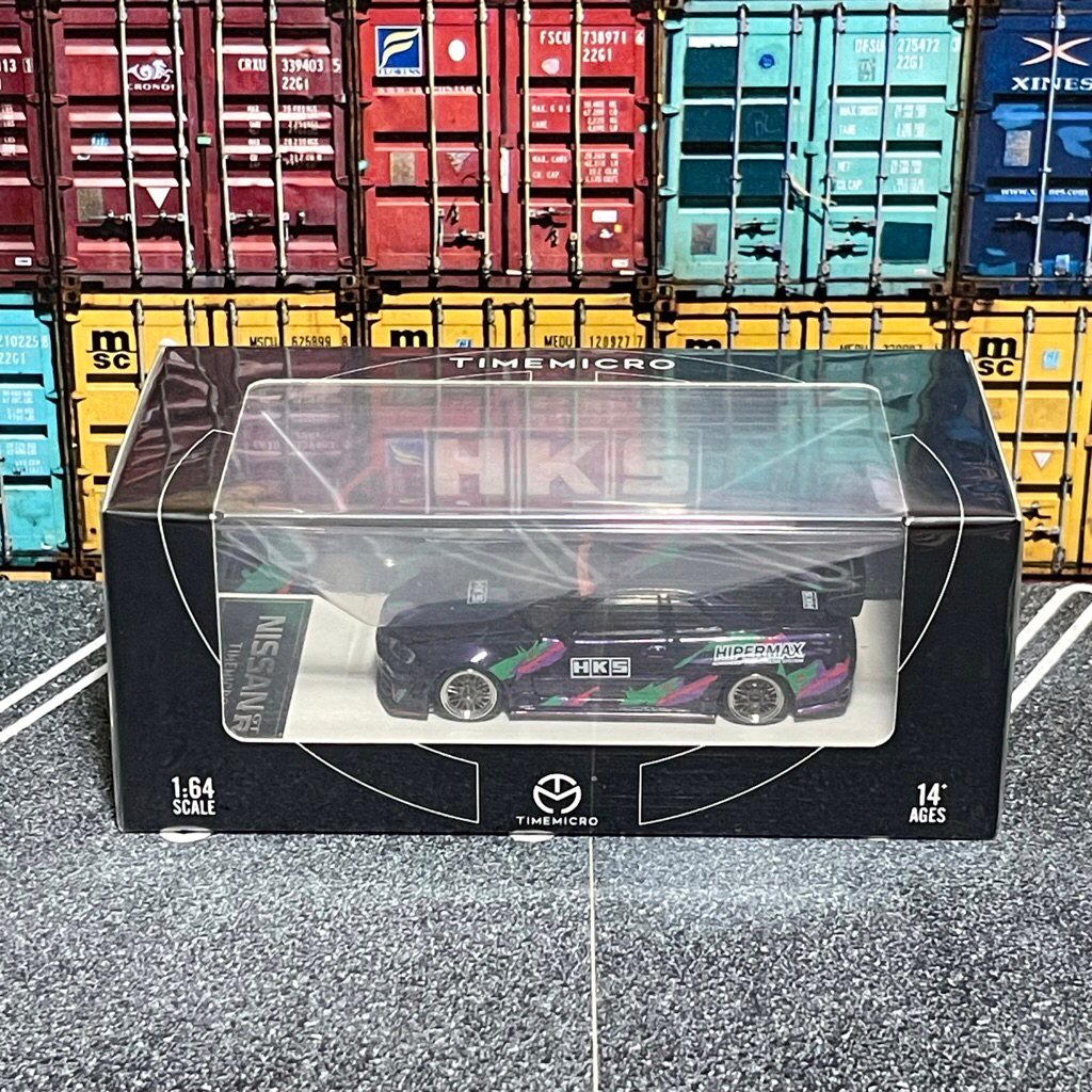 Time Micro Nissan Skyline GTR R34 HKS Purple