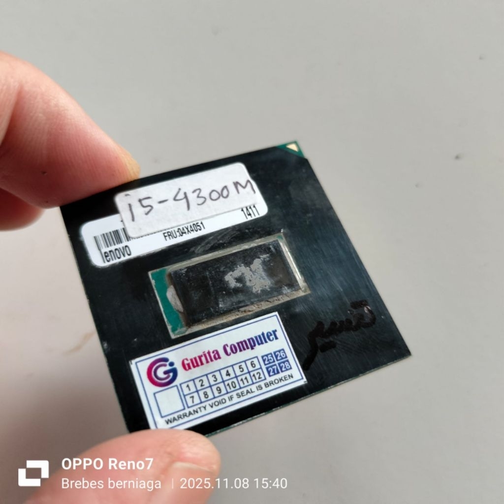 processor laptop core i5 -4300M generasi 4