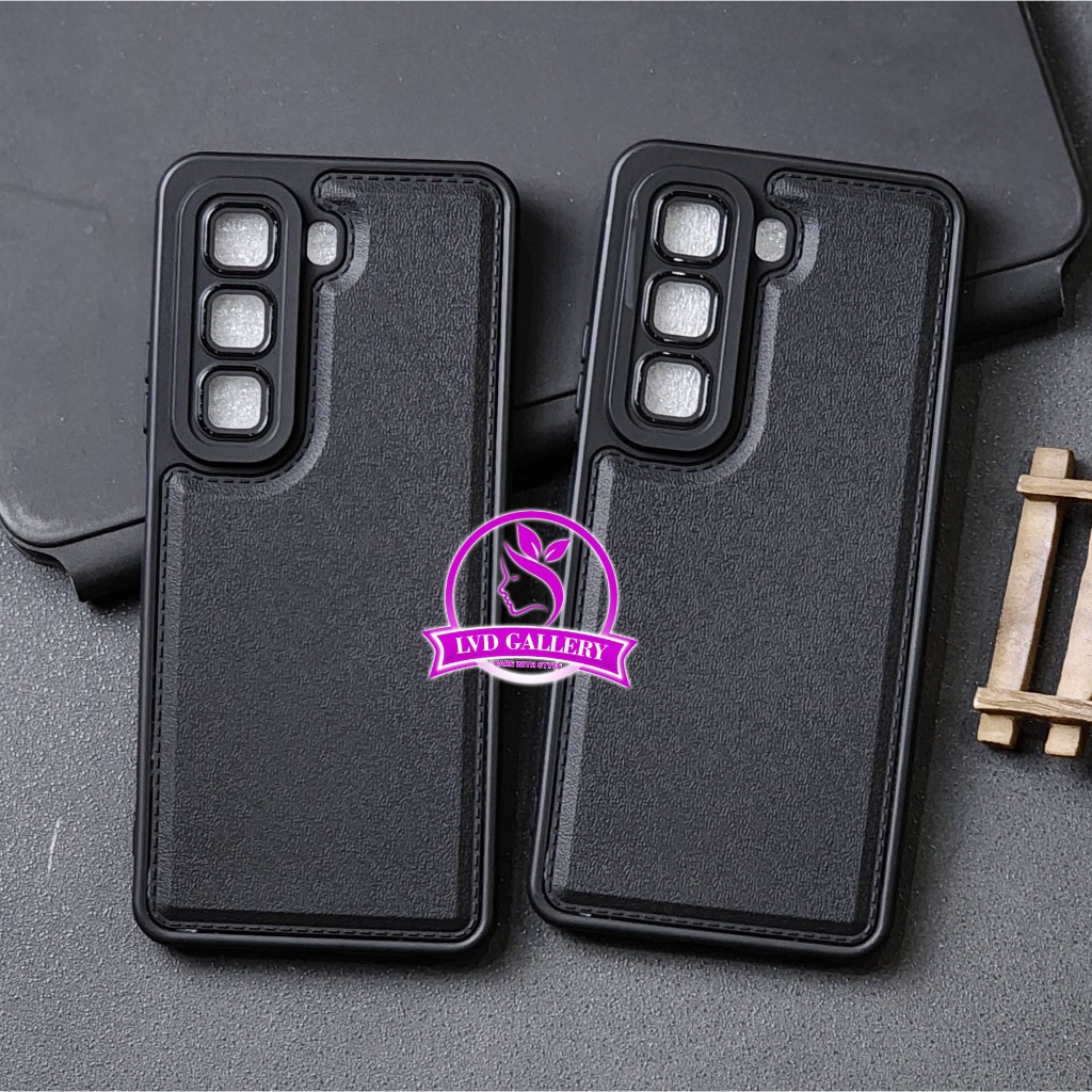 Infinix Hot 50 4G Infinix Hot 50 5G Infinix Hot 50 Pro Infinix Hot 50 Pro Plus Case Leather Black So