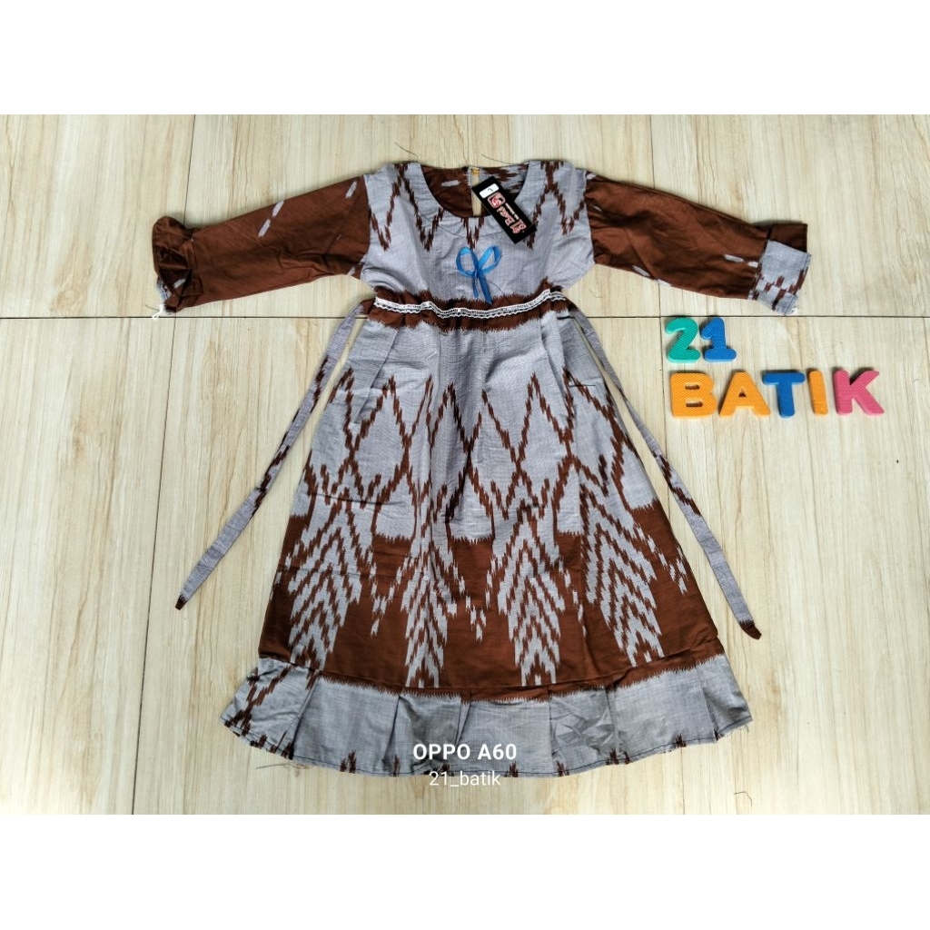 gamis batik anak 4-5 tahun/gamis anak murah