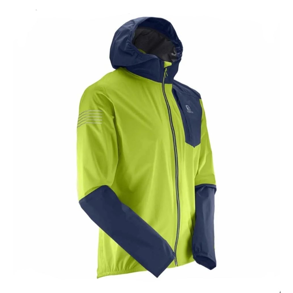 Jaket Outdoor Running Salomon Mens Bonatti Trail WP Jacket Original