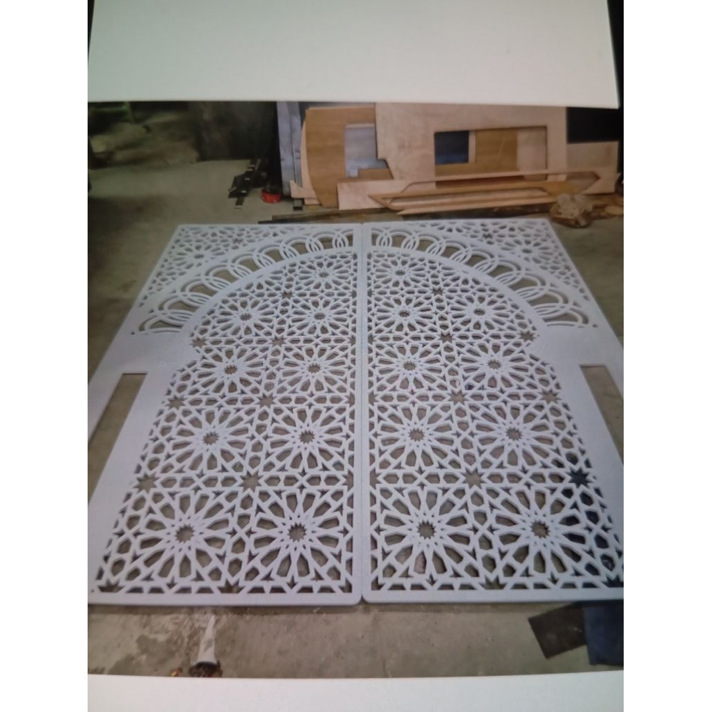 Laser Cutting PVC Krawangan