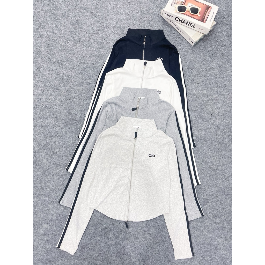 ALO ZIPPER CROP / ATASAN WANITA / JACKET SPORT